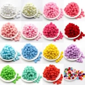 Mini Fluffy Soft Pom Poms
