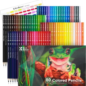 80 Professional Colored Pencils Set